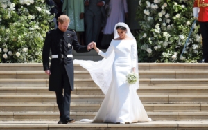 Nel 2017, Givenchy veste Meghan Markle per le sue nozze con il principe Harry