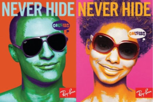Con la campagna Never Hide: Colorize, i fan di Ray-Ban possono personalizzare i loro occhiali creando modelli unici e originali