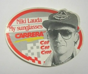 Il pilota di Formula 1 Niki Lauda è stato ambassador degli occhiali Carrera